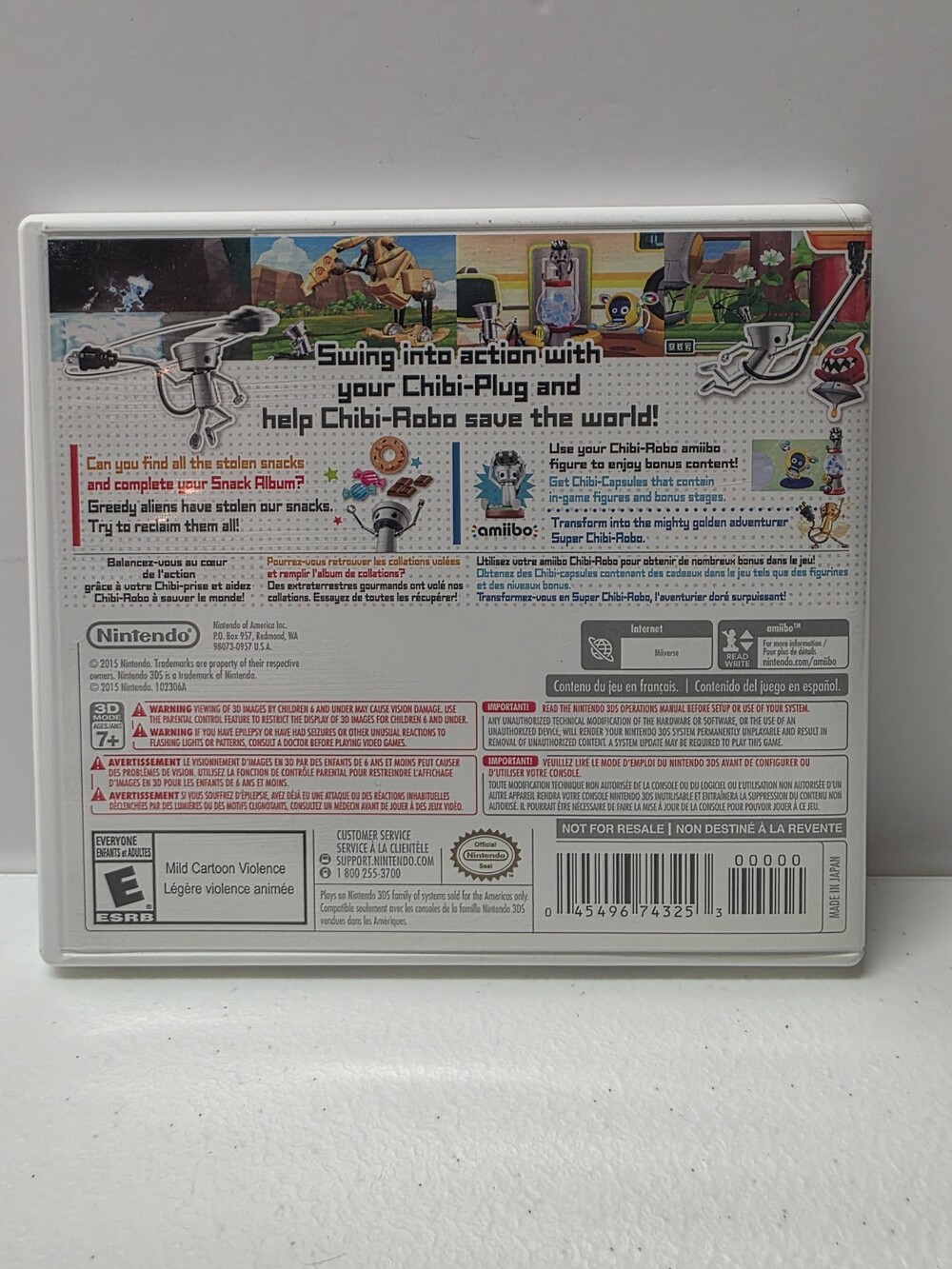 Chibi-Robo! Zip Lash Nintendo 3DS Tested - Picture 2 of 3